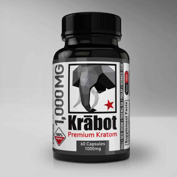 White Maeng Da Kratom Capsules 1000mg