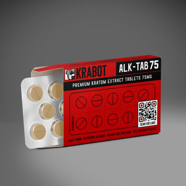Krabot Kratom Extract Tablets 10ct (75mg)