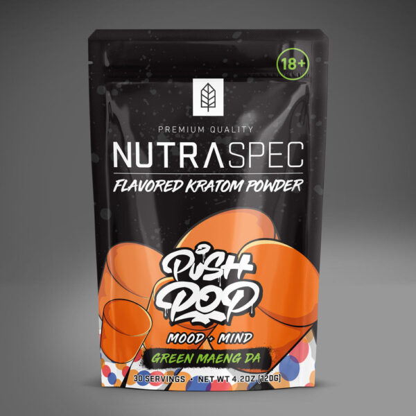 NutraSpec Push Pop Green Maeng Da Kratom