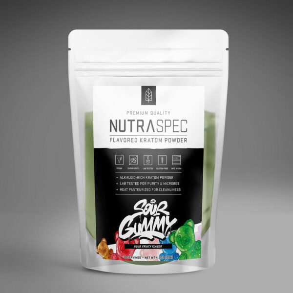 NutraSpec Sour Gummy Green Maeng Da Kratom