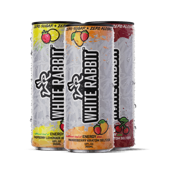 White Rabbit Kratom Seltzer - Build Your Own 4 Pack!