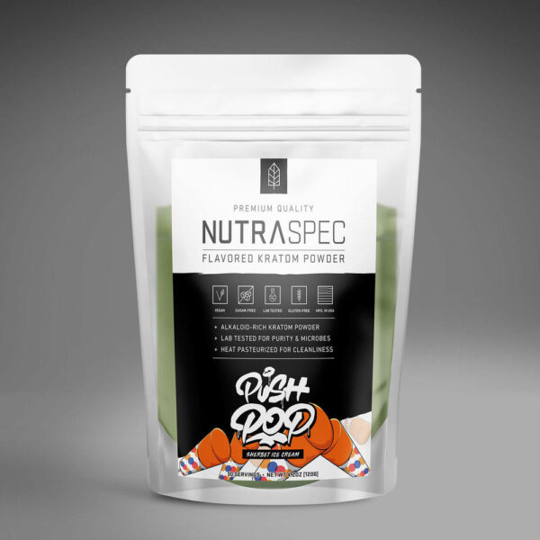 NutraSpec Push Pop White Maeng Da Kratom